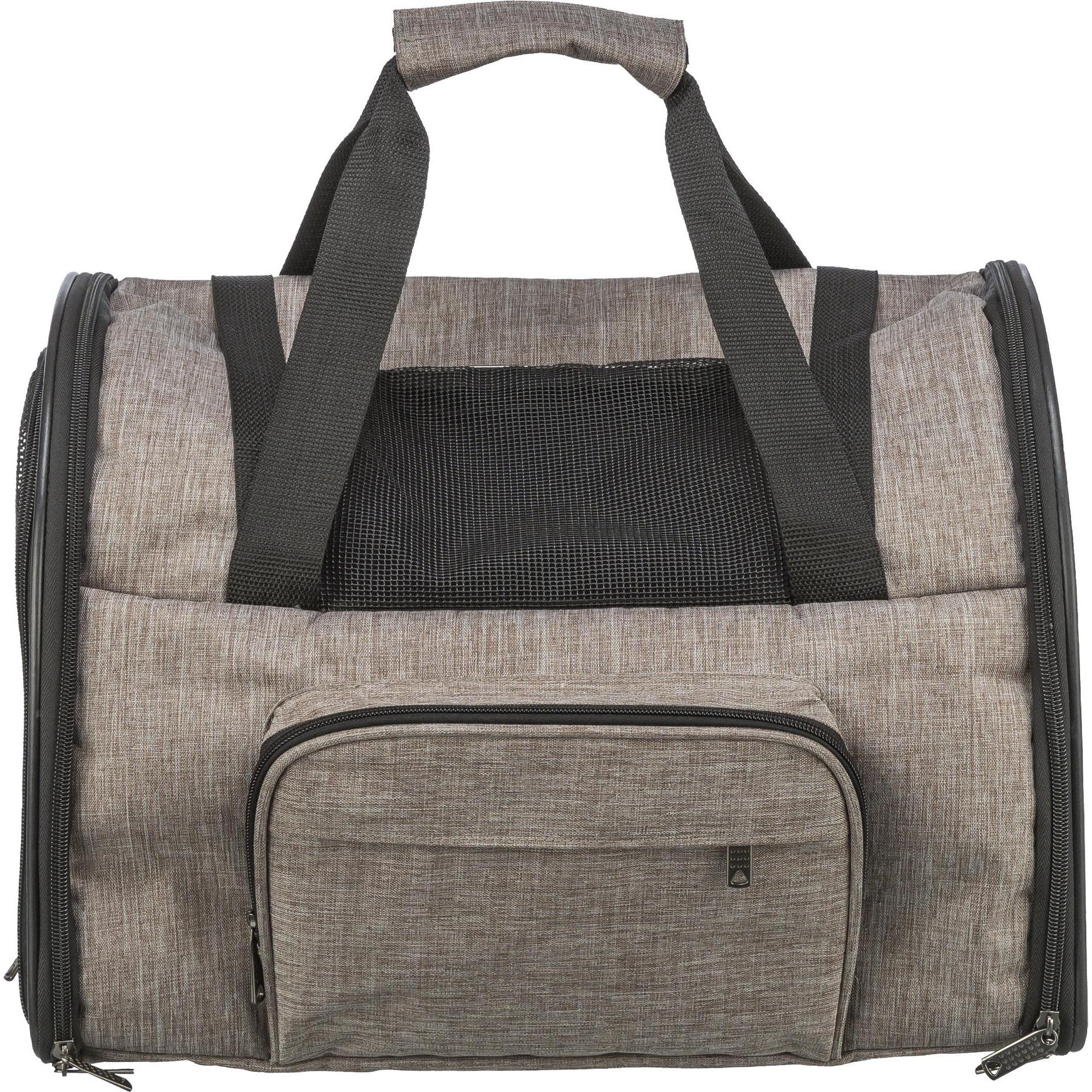 Sac en bandoulière pour animaux de compagnie Trixie Marron Beige 41 × 30 × 21 cm