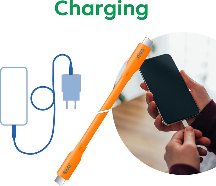 Produktbild Club 3D USB C — USB C (2 m, 240 W)