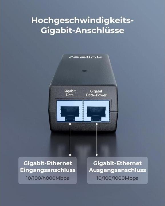 Produktbild Reolink PoE-Injektor (802.3at (PoE+), 30 W)