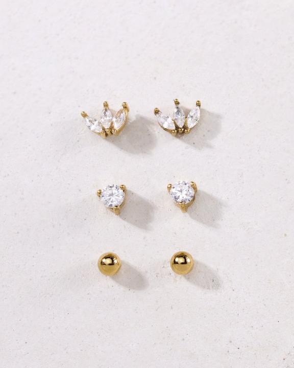 Actual product image Luamaya Delicate Bead Studs (Stainless steel)