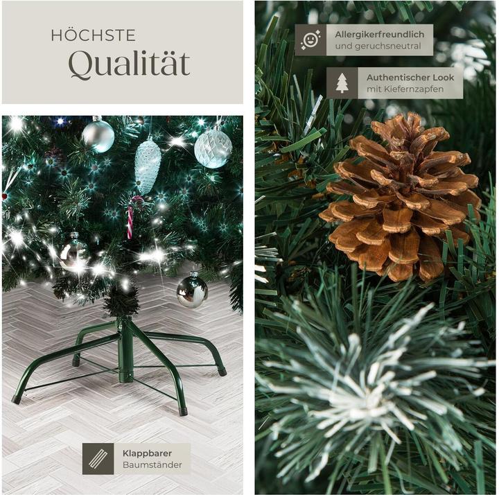 Produktbild tectake Künstlicher Weihnachtsbaum (180 cm)