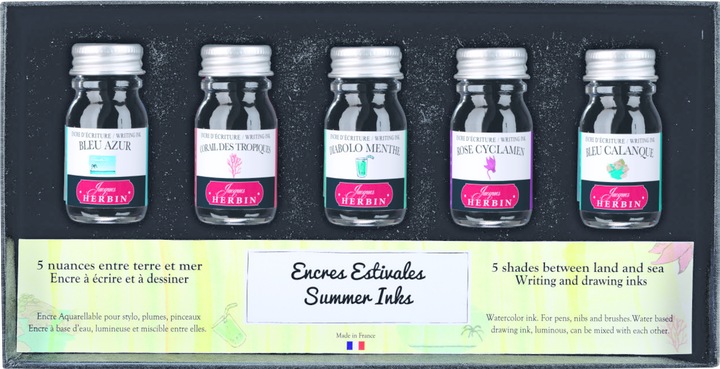 Actual product image Herbin Ink Boxes (Inkwell, Multicoloured)