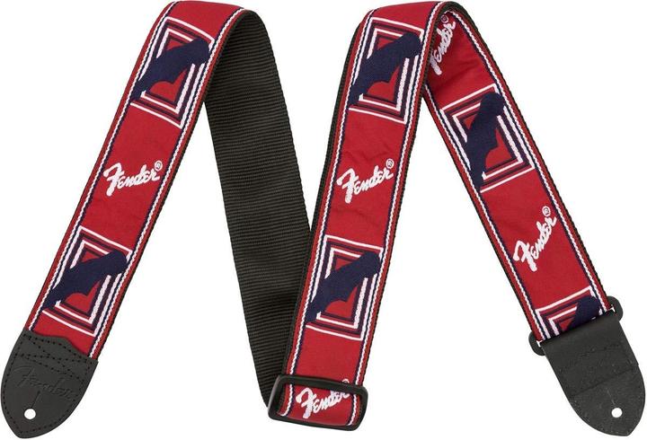 Productafbeelding Fender Gitaarband rood/wit/blauw