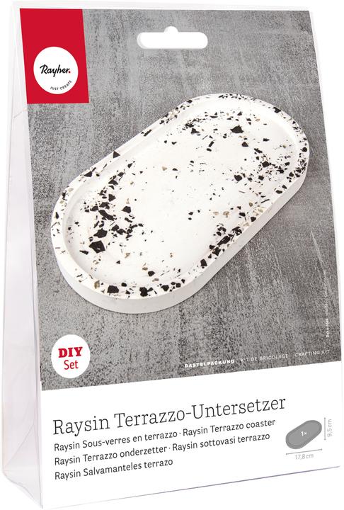 Produktbild Rayher Kreativ-Set "Raysin Terrazzo-Untersetzer"