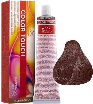 Actual product image Wella Color Touch Deep Browns (6/77 dark blonde brown-intensive)