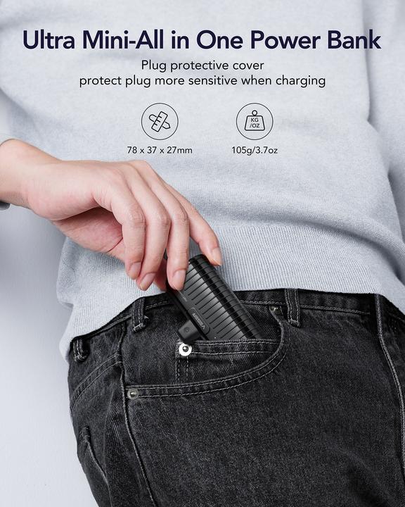 Image du produit Veger Plugon-C Pro (5000 mAh, 20 W, 18.50 Wh)