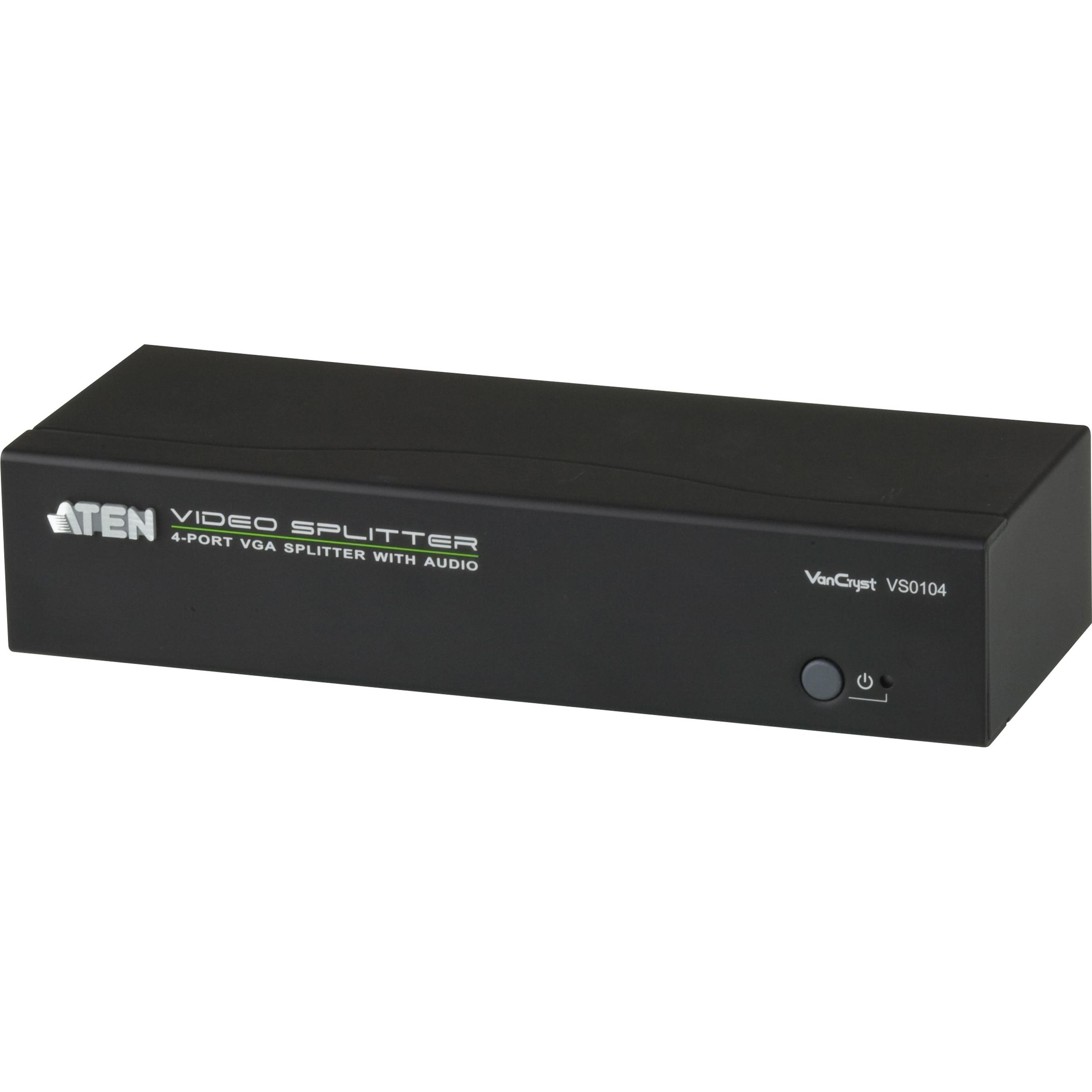 Aten Port VGA Audio/Video Splitter, Switch Box