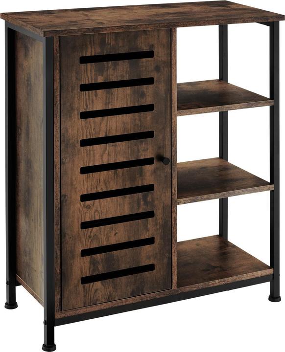 Bois industriel foncé, Rustique