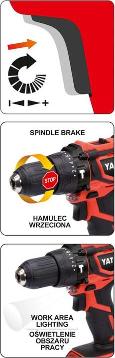 Actual product image Yato Konrad (Rechargeable battery operated)