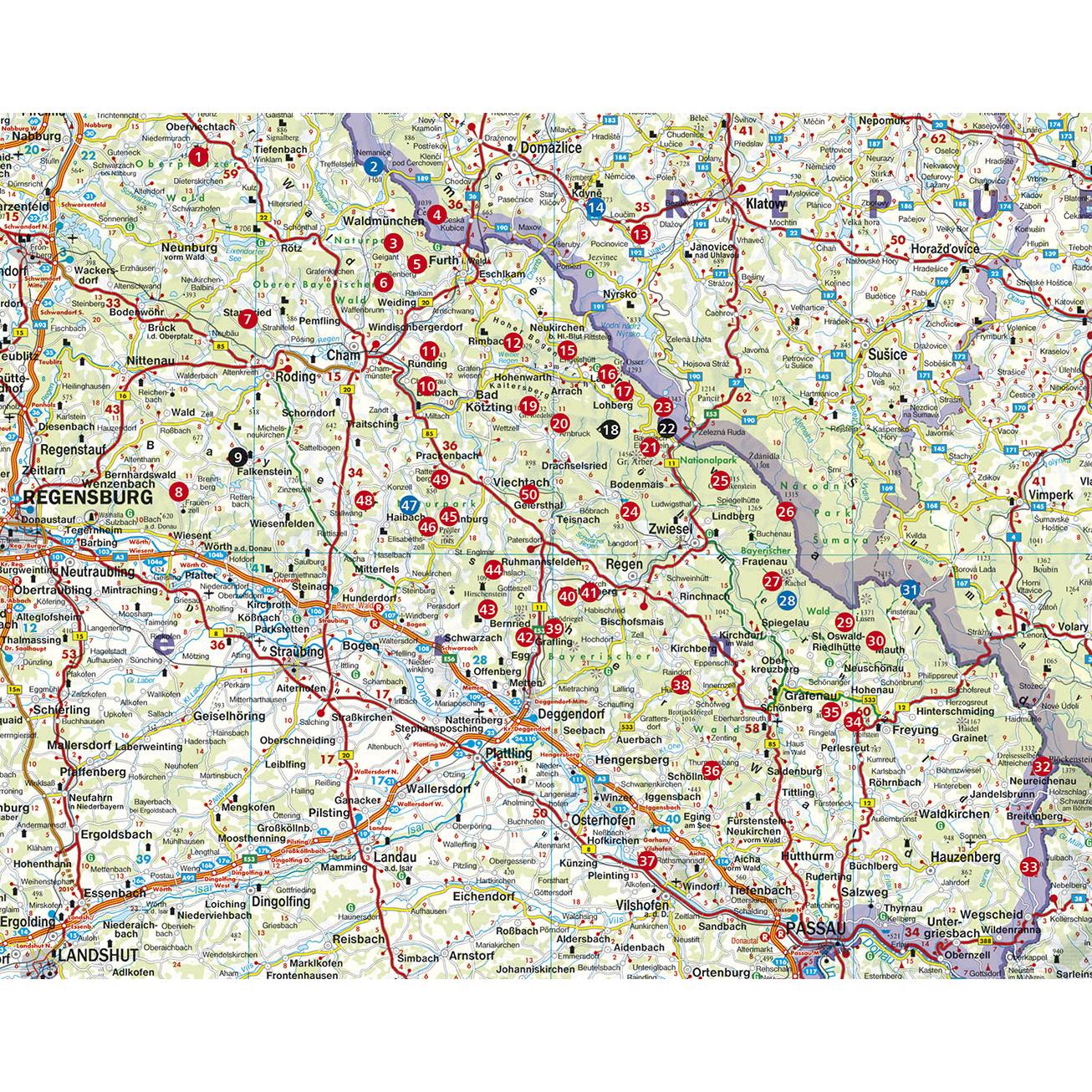 Thumbnail - Wilde Wege Bayerischer Wald, Ratgeber von Eva Krötz