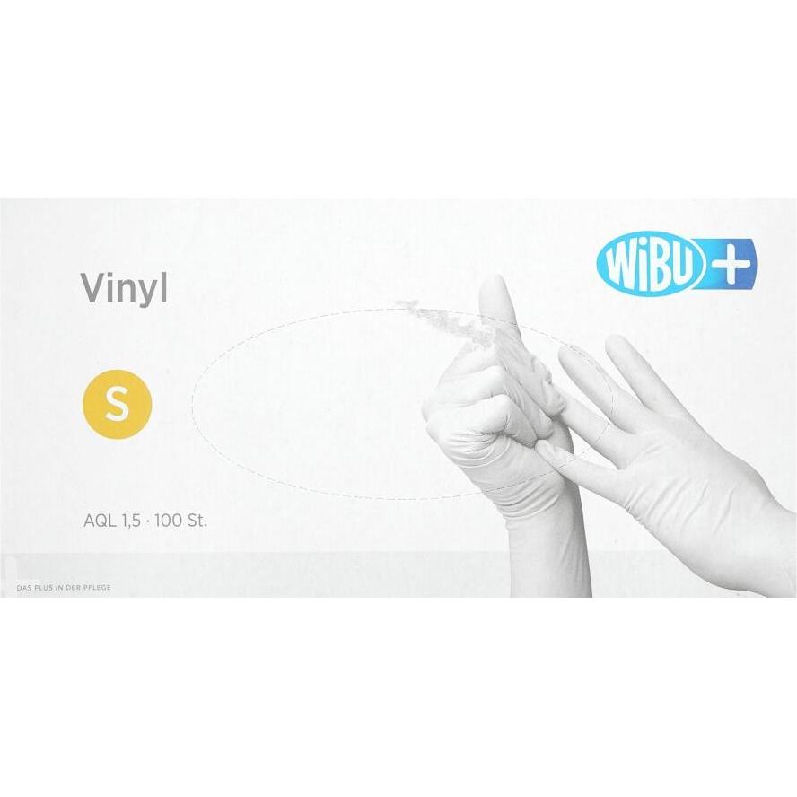Thumbnail - 3A, Schutzhandschuhe, Wibu+ Vinyl-Handschuhe, 100 Stück, Grösse S, klar (S)