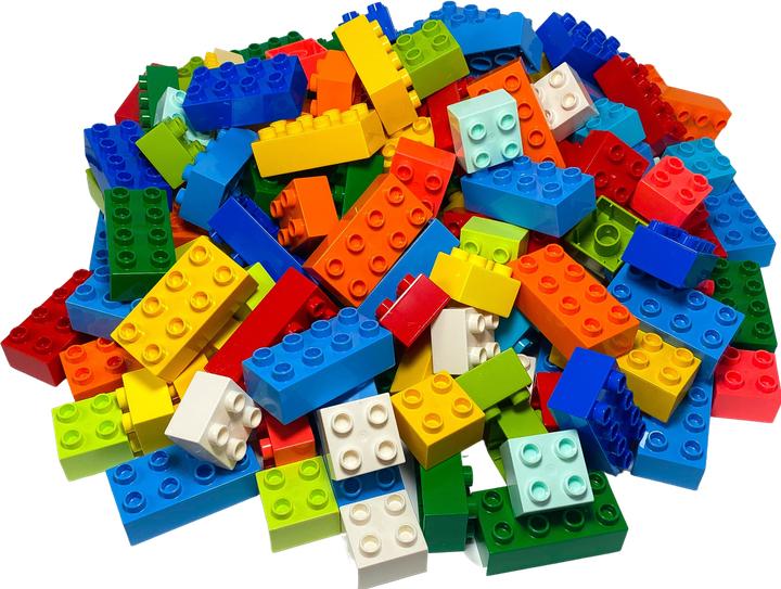 Productafbeelding LEGO DUPLO Bouwstenen Gemengd - Starterset - NIEUW - 70 stuks 2x2 + 30 stuks 2x4 (3437)