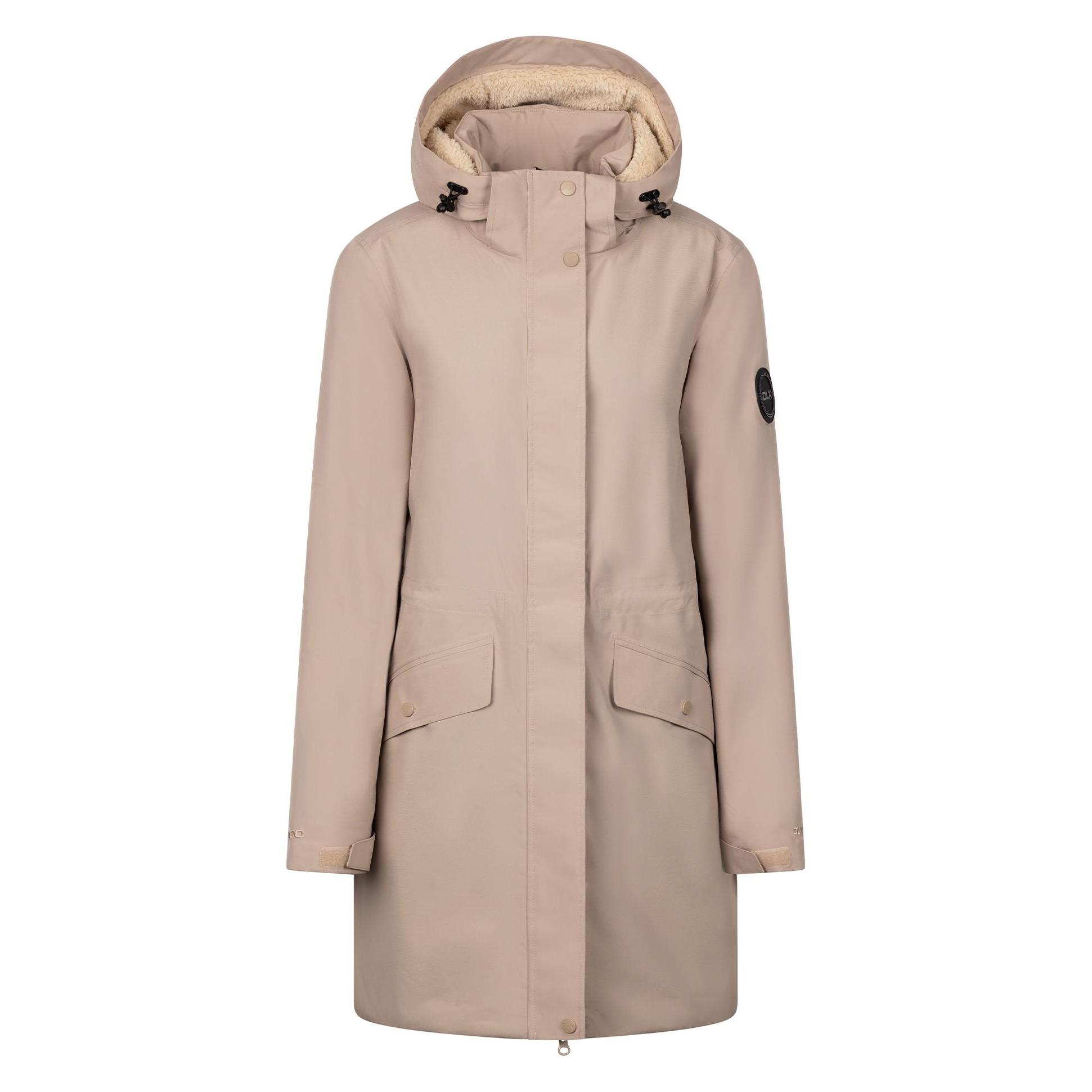Trespass, Vrouwen, Winterjassen, Dlx Debora Damen Winterjacke, Beige, (L)