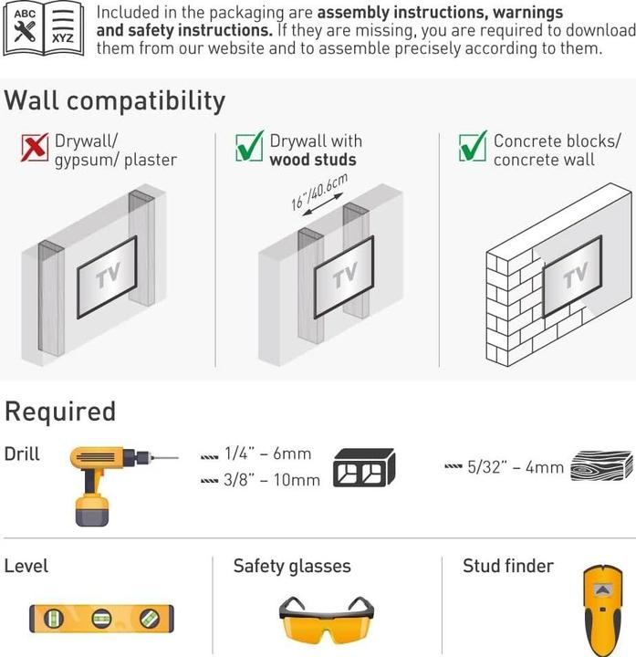 Produktbild Barkan BM466XP (Wand, 90", 60 kg)