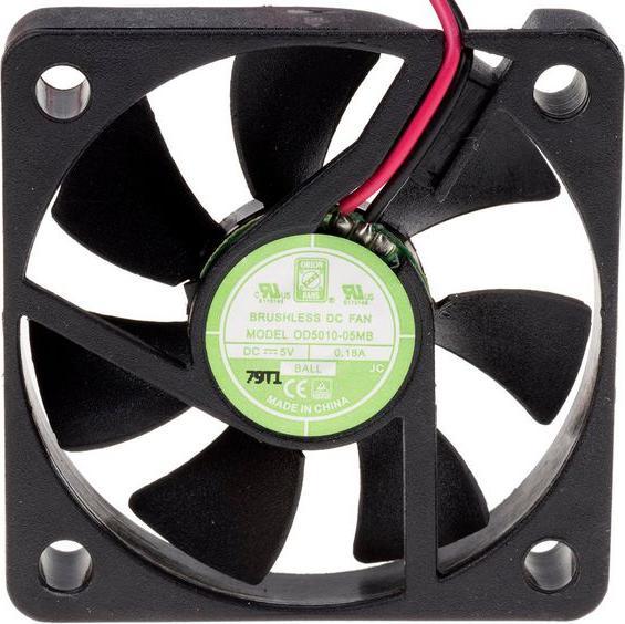 Produktbild RS PRO DC axial fan, 50x10mm 17.0cu.m/h 5V (50 mm)