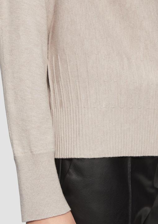 Produktbild s.Oliver Strickjacke Strickjacke mit Strukturmuster am Saum (38)