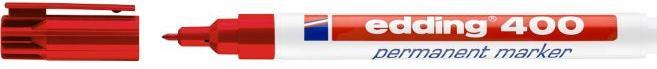 Produktbild Edding e-400 permanent marker permanent marker – Permanent Markers (Red) (10 x)