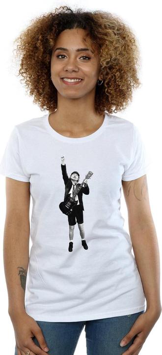 Immagine prodotto AC/DC T-shirt in cotone di Angus Young con scollatura (S)