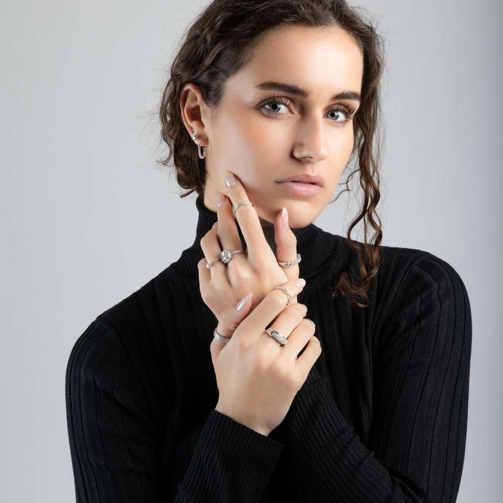 Produktbild Bijouteria Fingerring (56, 925 Silber)