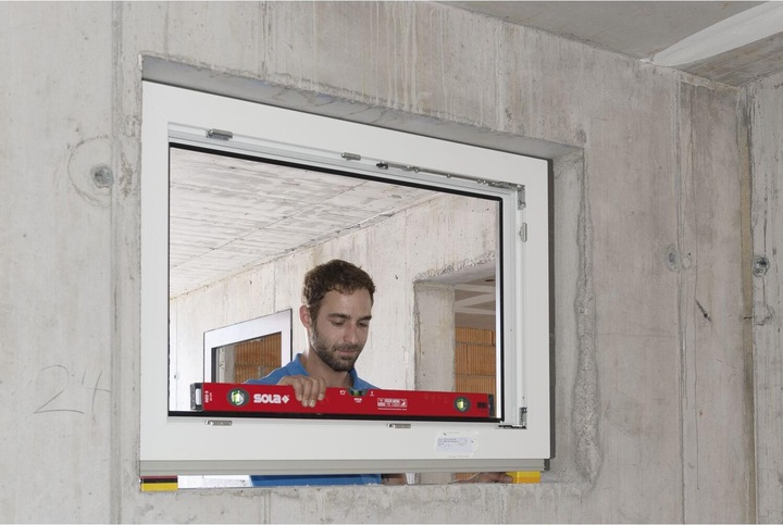 Actual product image Sola Messwerkzeuge 1215101 Aluminium spirit level Red 3 80" 80 cm in red, 800 mm (80 cm)