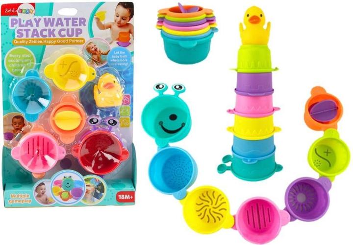 Produktbild Lean Toys Badespielzeug Becher 8-tlg