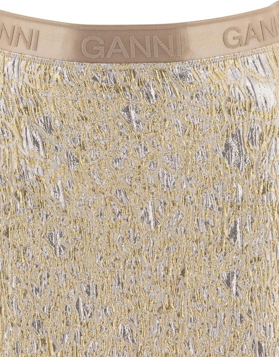 Image du produit GANNI Gold and silver miniskirt (34)