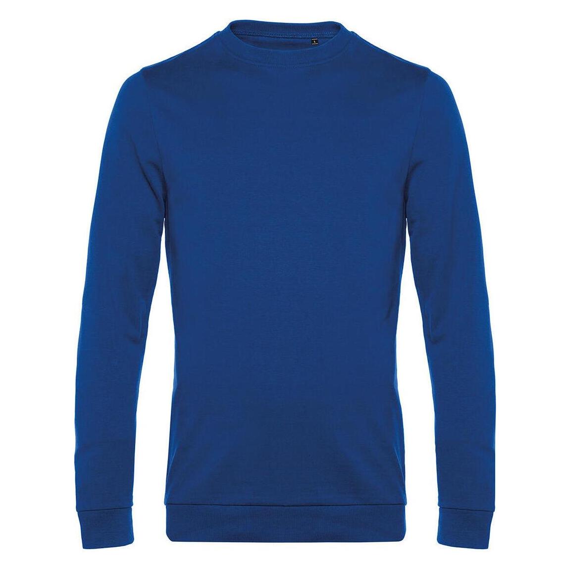 B&C, Unisex, Pullover, Sweatshirt Aus Französischem Terry, Blau, (5XL)
