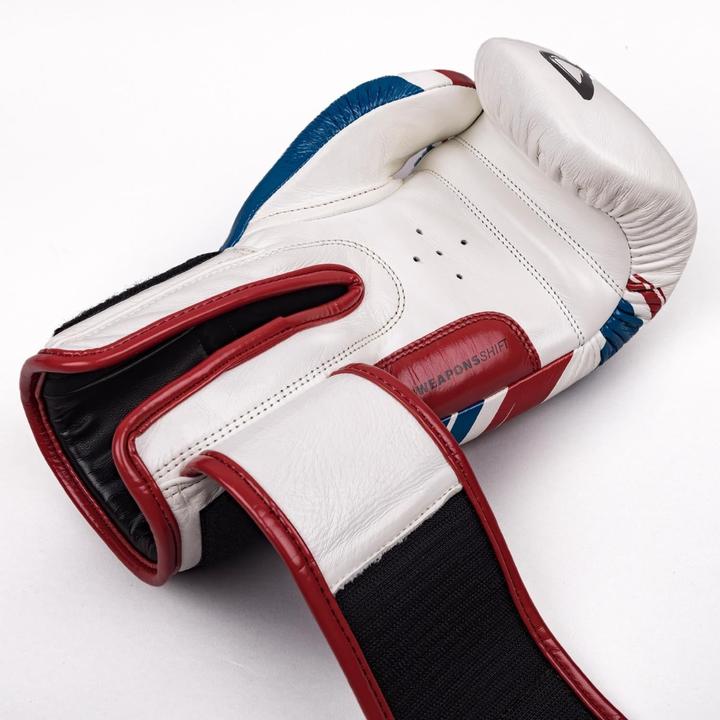 Image du produit 8Weapons Boxing Gloves, Shift, white-navy-red, 10 Oz (10 OZ)