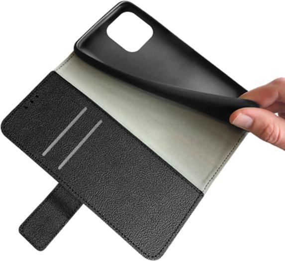 Produktbild Just in Case Pu-Leder Book HÃ¼lle Schwarz Apple iPhone 15 Pro Max (Apple iPhone 15 Pro Max)