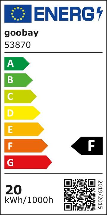 Energie-Label Goobay Aussenstrahler (1700 lm)