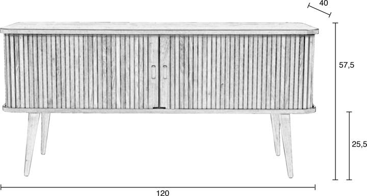 Image du produit Zuiver Barbier (120 x 40 x 57,5 cm)