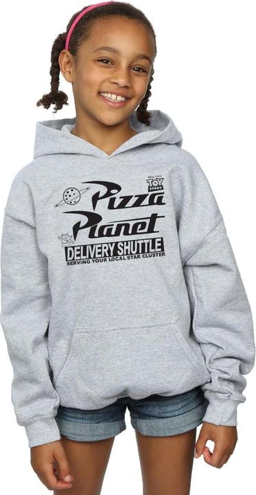 Produktbild Disney Toy Story Pizza Planet Logo Kapuzenpullover Mädchen (140, 146)