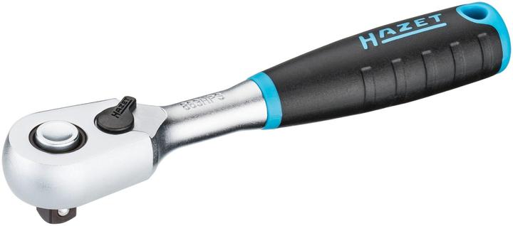 Produktbild HAZET HiPer Feinzahn-Umschaltknarre ∙ Sicherheitsverriegelung 863HPS ∙ Vierkant 6,3 mm (1/4 Zoll) (1/4")