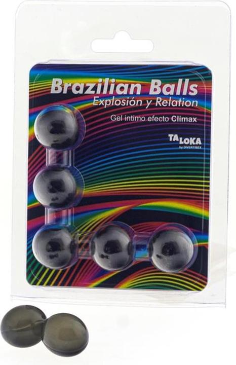 Actual product image Taloka 5 Brazilian Balls More Flavour Effect Exciting Gel