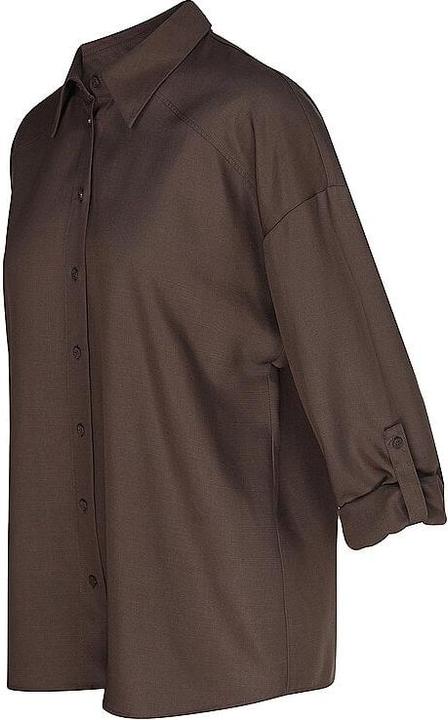 Immagine prodotto Comma Fliessendes Lyocell-Leinen-Hemd mit tonalen Nahtdetails (46)