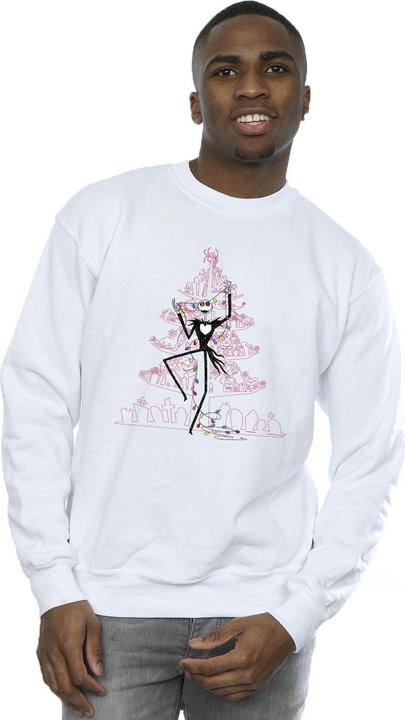 Produktbild Disney The Nightmare Before Christmas Tree Pink Sweatshirt (XL)