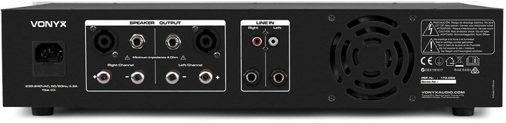 Actual product image Vonyx VPA1000 power amplifier