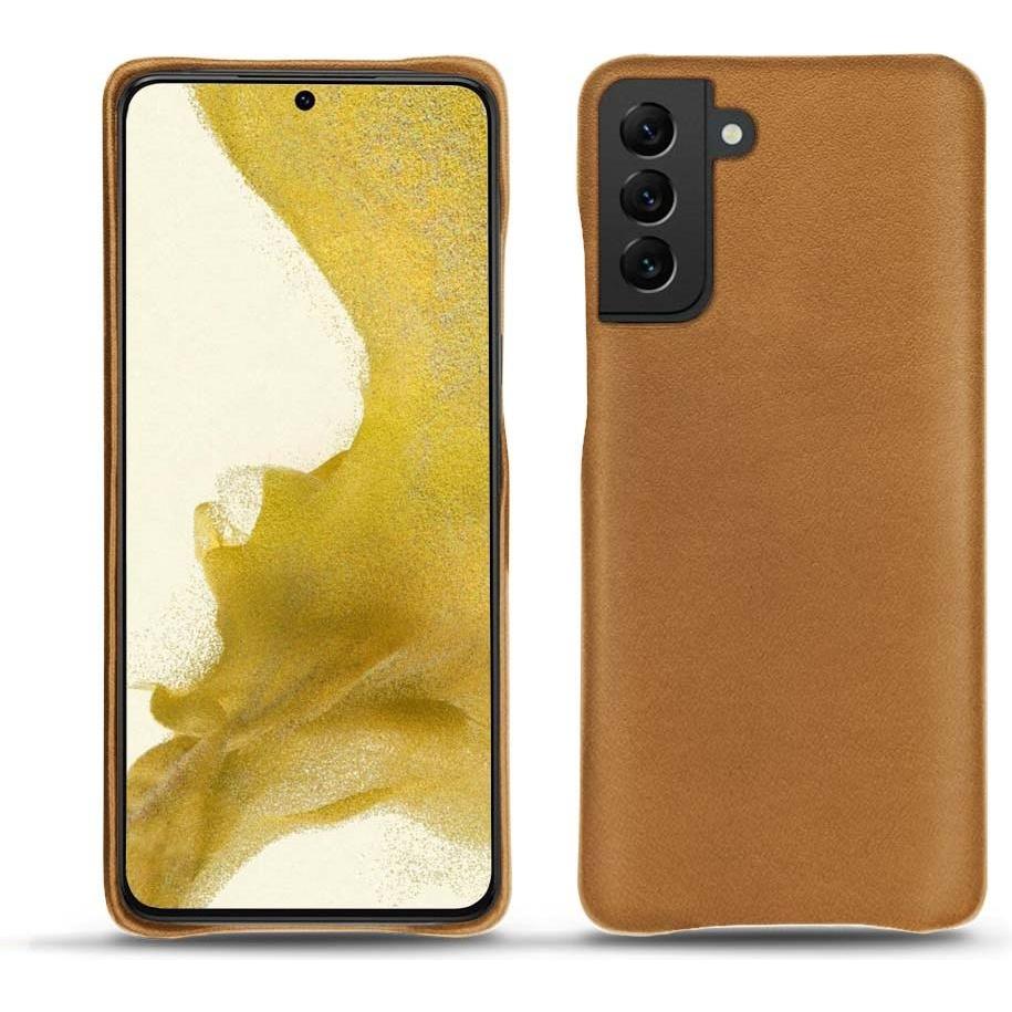 Noreve Lederschutzhülle (Samsung Galaxy S22), Smartphone Hülle, Braun