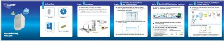 Actual product image Allnet WLAN N300 Repeater (300 Mbit/s)