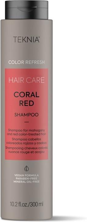 Lakmé Teknia Color Refresh Coral Red Shampoo 300 ml (300 ml, Flüssiges Shampoo)