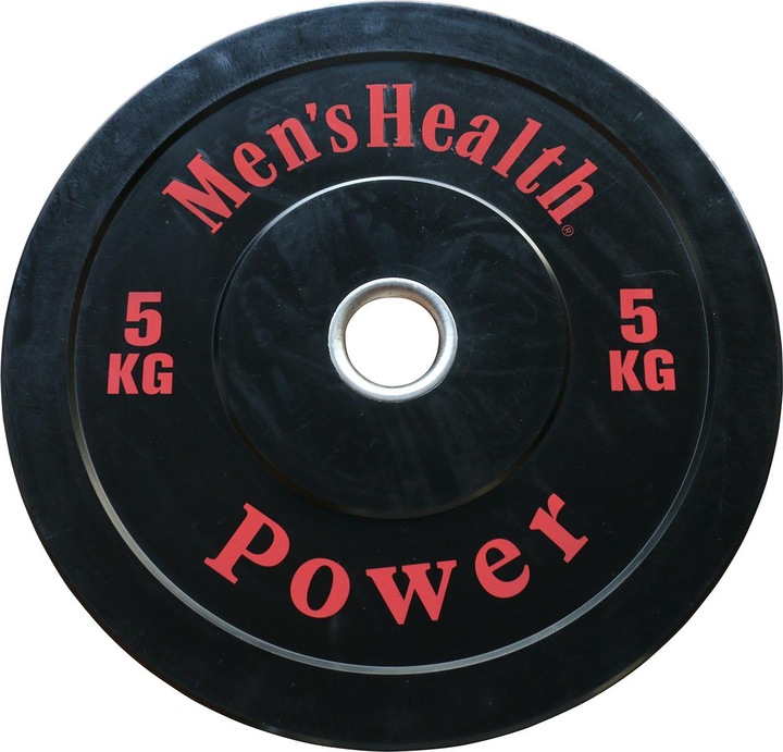 Actual product image Men's Health bumper plates (1 x 5 kg)