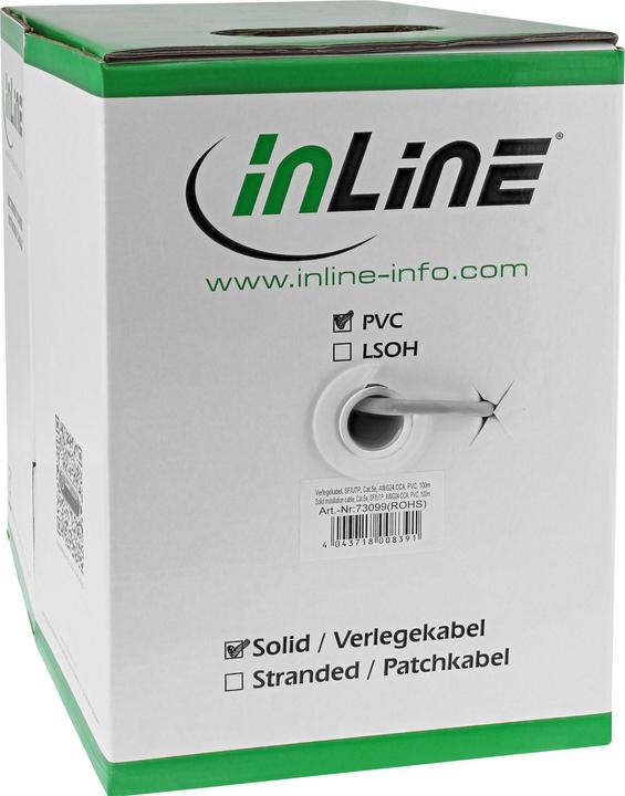 Image du produit InLine Pose du câble (SF/UTP, CAT5e, 100 m)