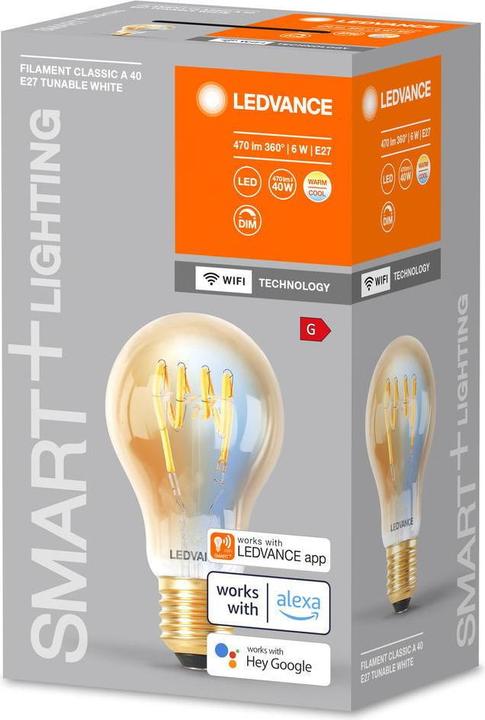 Actual product image Ledvance gold / brass (E27, 6 W, 470 lm, 1 x, G)
