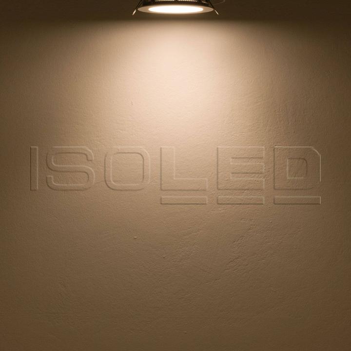 Produktbild Isoled LED Downlight, 18W, rund, ultraflach, blendungsreduziert, schwarz, warmweiss, dimmbar CRI90