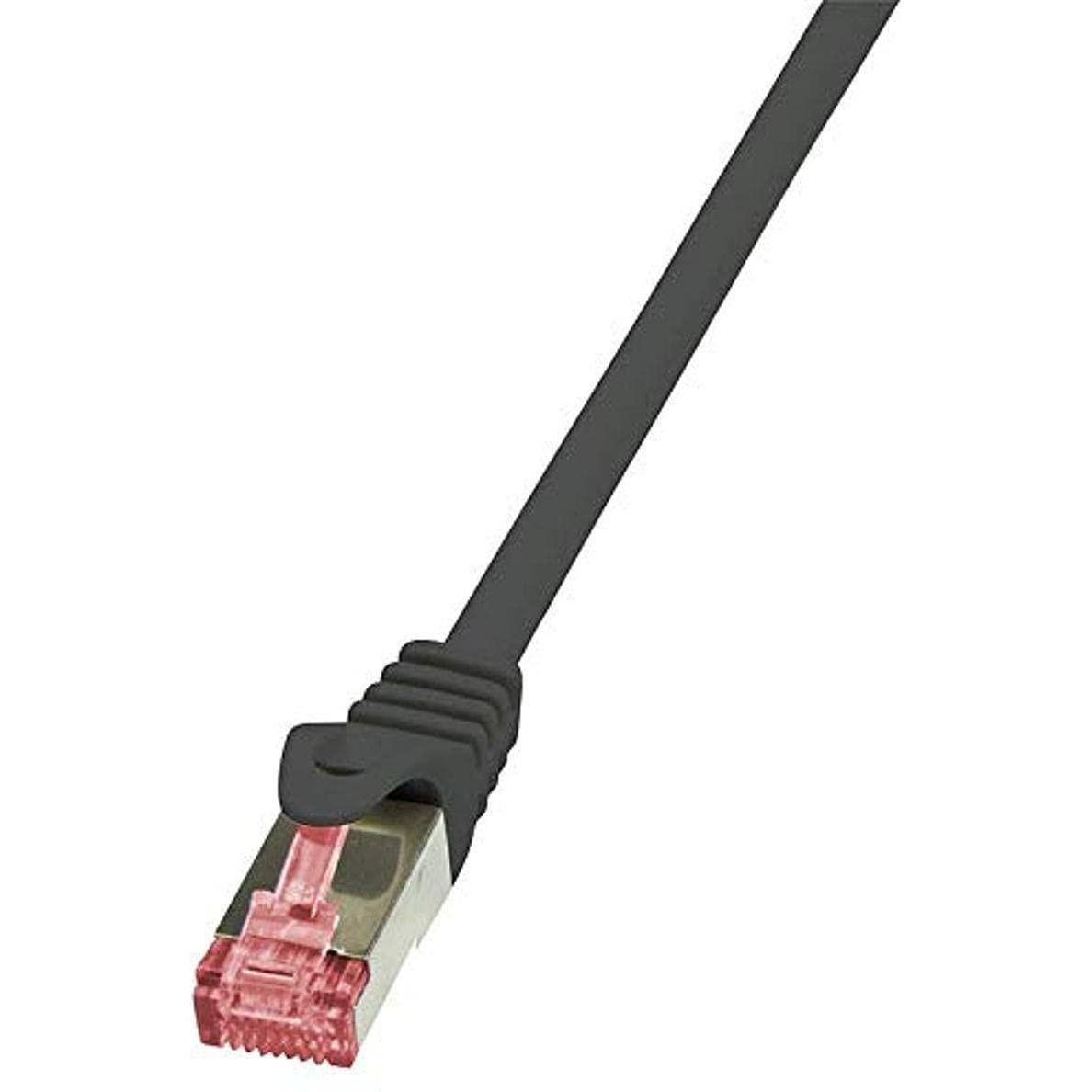 LogiLink Netzwerkkabel (S/FTP, CAT6, 1 m), Netzwerkkabel