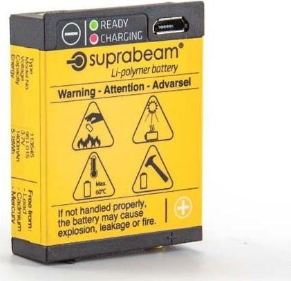 Produktbild Suprabeam Lithium Polymer 1400 mAh USB batterie für S-Serie
