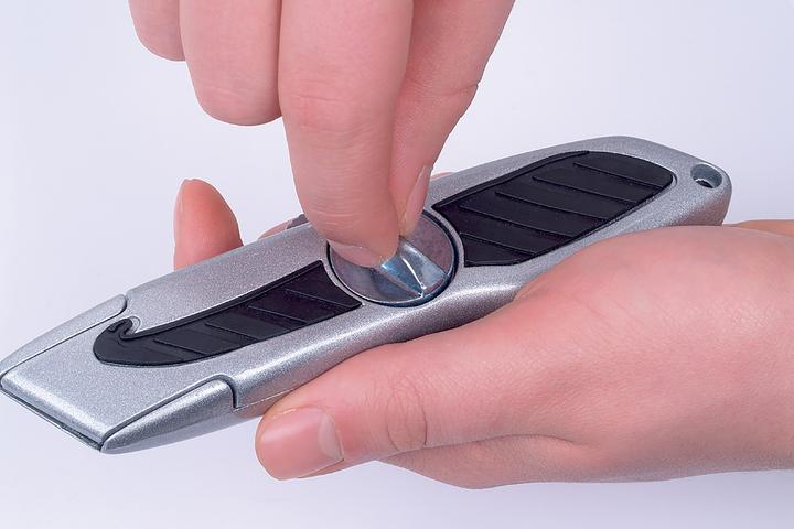 Produktbild wolfcraft 1 Standard-Messer m. einziehbarer Klinge (Cutter)