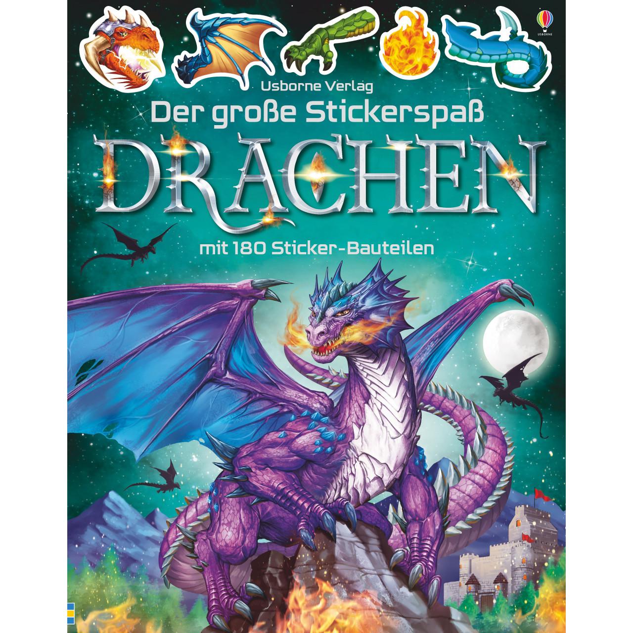 Der grosse Stickerspass: Drachen, Kinderbücher von Simon Tudhope