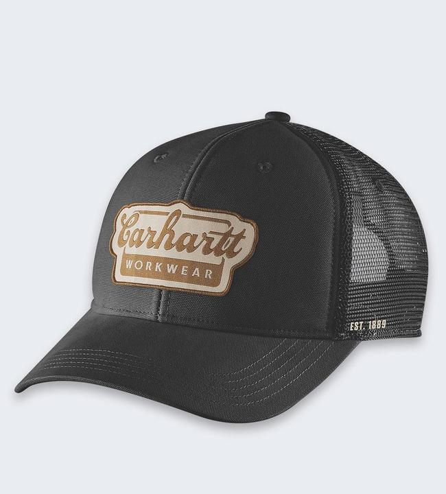 Produktbild Carhartt Robuste Flex Twill Mesh SCHWARZE Kappe