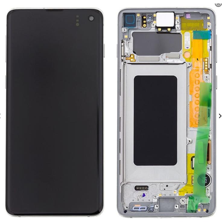 Samsung Galaxy S10 Display White (Display, Samsung Galaxy S10), Pezzi di ricambio per dispositivi mobili, Bianco